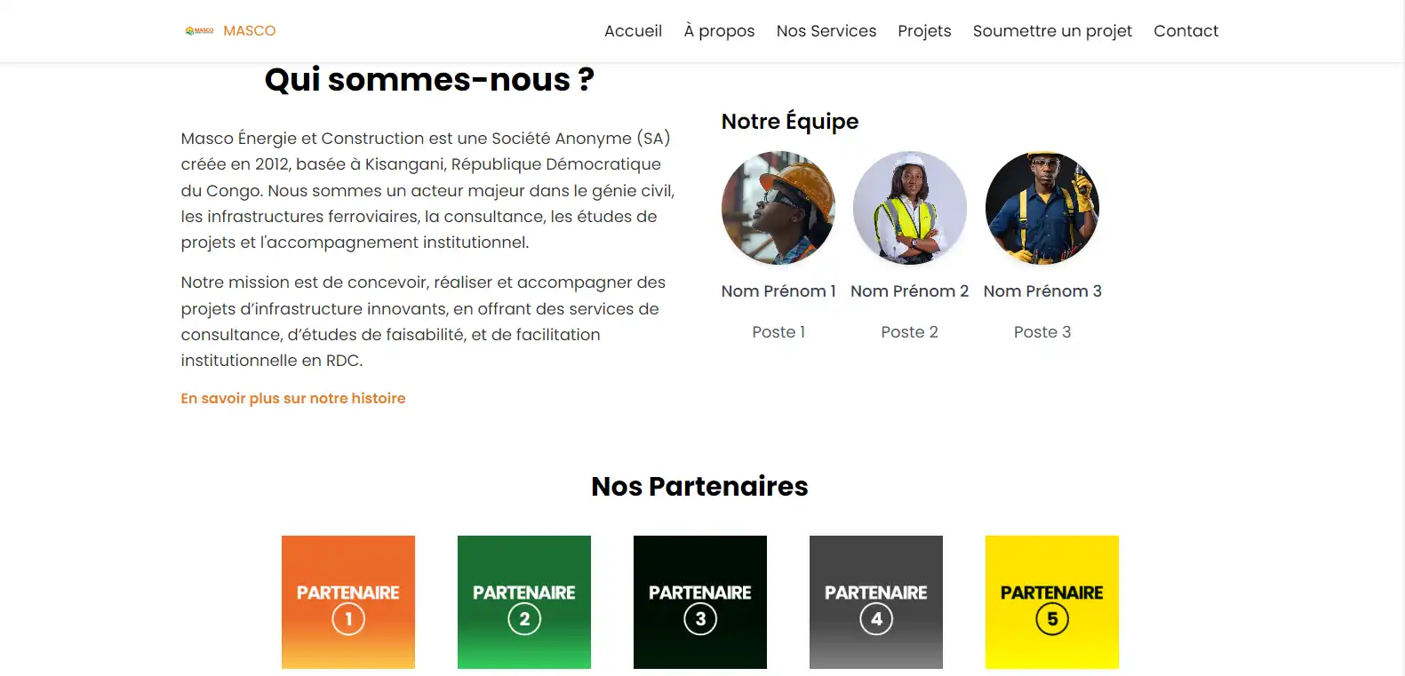 Avant - Mairie locale